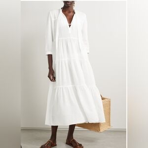 NEW! Giselle Long Honorine White Dress